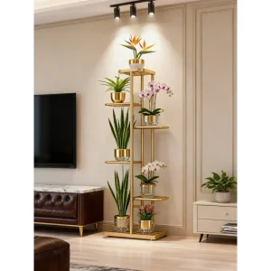 Pack 6 Layers Flower Pot Stand Plant Holder