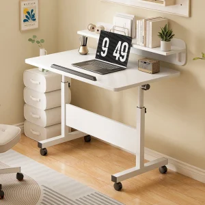 Small Standing Rable Adjustable Height Mobile Stand Up Desk With Wheels,