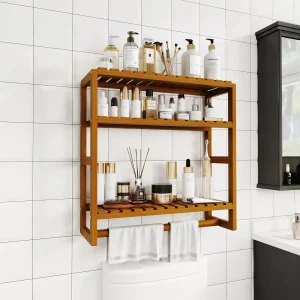 Over The Toilet Storage Bathroom Shelves