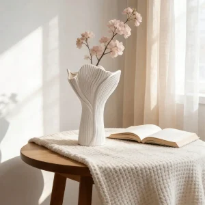 1pc Vase Decor, Modern Aesthetic Vase