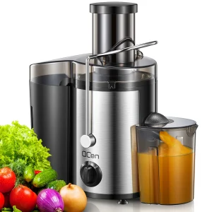 Qcen Juicer Machine, 500W Centrifugal Juicer Extractor